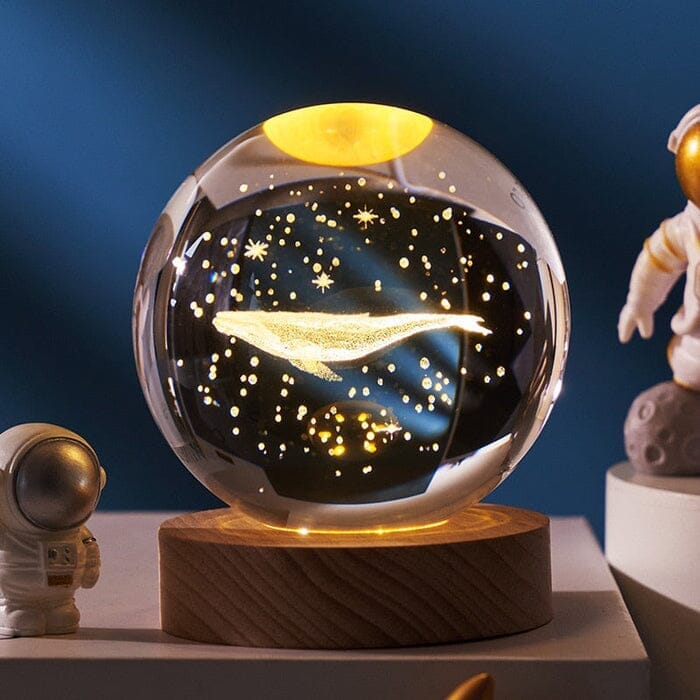 Lampe Décorative Spatiale 3D - Cosmic Glow Casa (Luminária 2) Mascato Shop Baleine Lumière Jaune