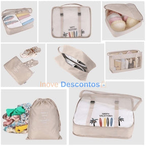 Kit de Sacs Organisateurs Imperméables – 8 Pièces Joias & Acessórios (Bolsa 2) Mascato Shop 